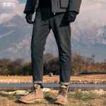 영국 주론 YKK 지퍼 스트레치 청바지 남성용 슬림 테이퍼드 팬츠 아메리칸 캐주얼 스트레이트 팬츠 봄과 가을 모델의 그림