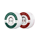 잔주름, 수분 공급, 리프팅, 보습을 위한 상프리 그린 아이 마스크의 그림