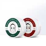 잔주름, 수분 공급, 리프팅, 보습을 위한 상프리 그린 아이 마스크의 그림