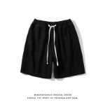 오공은 상품 조류 복고풍 오래된 워싱 데님 반바지 남성 힙합 스트리트 느슨한 신축성있는 허리 수백 바지를 가지고 있습니다.의 그림