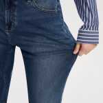 잭 존스 남성 청바지 남성용 수정 다리 고탄성 편안한 바지 어두운 남성 바지 봄과 여름 신상품의 그림