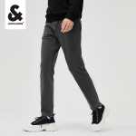 잭 존스 남성 겨울 청바지 남성용 테이퍼드 스트레치 블랙 팬츠 핏 두꺼운 따뜻한 기술 직물의 그림