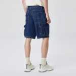 갭 남성 2023 여름 새로운 작업 스타일 트렌드 헤비급 청바지 624327 아웃 도어 캐주얼 반바지의 그림