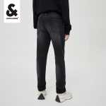 잭 존스 2022 남성 청바지 겨울 새로운 남성용 잘 생긴 캐주얼 편안한 슬림 남성 청바지의 그림