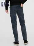 갭 남성 패션 슬림 미드 웨이스트 파이브 포켓 베이직 청바지 604082 겨울 남성 스트레이트 팬츠의 그림