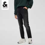 잭 존스 겨울 남성 인기 스트레치 캐주얼 솔리드 컬러 슬림 진 222432005A16의 그림