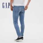 갭 남성 패션 워싱 슬림 베이직 청바지 555380 가을 캐주얼 바지 커뮤터 테이퍼드 팬츠의 그림