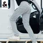 잭 존스 여름 밝은 색상의 청바지 남성 아이스 산소 바 슬림 스트레치 작은 다리 남성 바지 시원한 느낌 바지 남성 의류의 그림