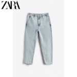 ZARA 봄 남성 릴랙스 핏 슬라우치 진 5862406 436의 그림