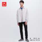 유니클로 남성용 하이 스트레치 스키니 진 (워싱 제품) 455472/457578 유니클로의 그림