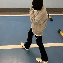 JCAESAR 조류 바이브 아메리칸 와이드 레그 팬츠 하이 스트리트 블랙 스트레치 클린핏 워싱 청바지 남자의 그림