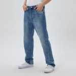 [복제 90S] 갭 남성 봄 2023 뉴 코튼 아메리칸 스타일 올드 스트레이트 진 455584의 그림