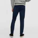 갭 남성 패션 스트레치 슬림 소프트 베이직 데님 팬츠 가을 겨울 남성 트렌디 한 잘 생긴 캐주얼 바지의 그림