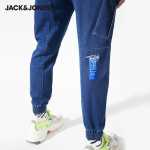 잭 존스 여름 남성용 새로운 드로 스트링 팬츠 포켓 작업 거리 남성 스트레치 스트리트 잘 생긴 청바지 바지의 그림