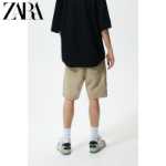 ZARA 세일 시즌 남성용 컬러 데님 캐주얼 반바지 0108436 711의 그림