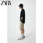 ZARA 세일 시즌 남성용 컬러 데님 캐주얼 반바지 0108436 711의 그림