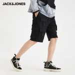 잭존스 잭존스 여름 남성 힙 쿨 워크 스타일 고급 자수 편안한 코튼 반바지 220343015의 그림
