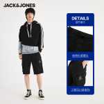 잭존스 잭존스 여름 남성 힙 쿨 워크 스타일 고급 자수 편안한 코튼 반바지 220343015의 그림