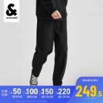 잭존스 잭존스 겨울 남성용 백 스트레이트 루즈 와이드 레그 나인분 청바지 남성 220432023의 그림