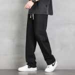 통통한 형제 청바지 소년 여름 얇은 섹션 느슨한 조수 복고풍 워싱 바지 캐주얼 빅 야드 스트레이트 바지의 그림