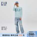 갭 남성용 2023 봄 신상품 아메리칸 레트로 스트리트 홀 루즈 청바지 514099 와이드 레그 팬츠의 그림