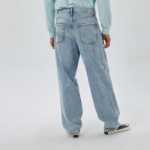 갭 남성용 2023 봄 신상품 아메리칸 레트로 스트리트 홀 루즈 청바지 514099 와이드 레그 팬츠의 그림