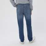 갭 남성 가을 섹션 워싱 스트레이트 베이직 청바지 아메리칸 캐주얼 스포츠 바지 조류의 그림