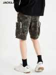 잭존스 잭존스 여름 남성 마이크로 스트레치 컴포트 캐주얼 카무플라주 포켓 작업 반바지 221243003의 그림