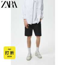 ZARA 세일 시즌 남성 워싱 데님 캐주얼 반바지 6855436 800의 그림