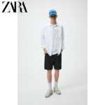 ZARA 세일 시즌 남성 워싱 데님 캐주얼 반바지 6855436 800의 그림