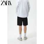 ZARA 세일 시즌 남성 워싱 데님 캐주얼 반바지 6855436 800의 그림