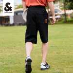 잭 존스 2022 여름 남성용 새로운 프린트 데님 반바지 스트레이트 스포츠 캐주얼 바지 5 바지 남성의 그림