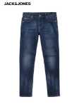 잭 존스 잭 존스 가을 새로운 남성 신축성 슬림 얇은 작은 발 패션 트렌드 데님 팬츠의 그림
