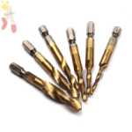 드릴링 및 탭핑 모따기 탭핑 머신 스크류 탭의 그림