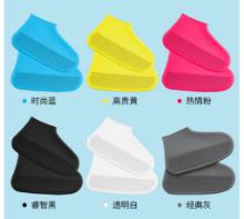 防湿鞋硅胶成人儿童雨鞋雨靴脚套의 그림