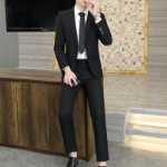 남성 정장 재킷의 그림