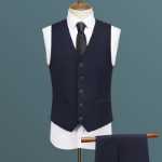 남성 정장 양복 조끼의 그림