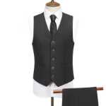 남성 정장 양복 조끼의 그림