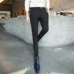 남성 캐주얼 레깅스 바지의 그림