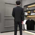 남성 신랑 결혼식 정장의 그림