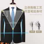 남성 3 피스 비즈니스  정장의 그림