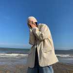 86FANG 홍콩 스타일 복고풍 정장 재킷의 그림