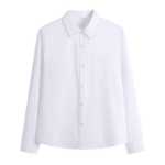 남성 긴팔 화이트 셔츠의 그림