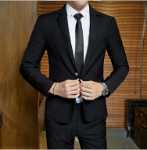 남성 정장의 그림