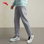 안티 두꺼운 벨벳 바지 丨 패딩 스웨트 팬츠 남성 가을 니트 드로 스트링 팬츠 따뜻한 두꺼운 캐주얼 스웨트 팬츠의 그림