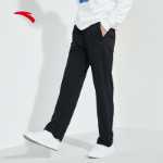 [더블 11 예약 판매] 안타 스포츠 바지 남성 가을 겨울 니트 바지 루즈 스트레이트 캐주얼 편안한 바지의 그림