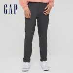갭 남성 여름 단색 캐주얼 스트레치 팬츠 500357 스포츠 팬츠 커뮤터 슬림 남성 카키 팬츠의 그림