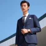 남성  결혼식 정장의 그림