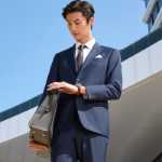 남성  결혼식 정장의 그림