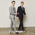 풀 몬티 남성 양모 정장의 그림